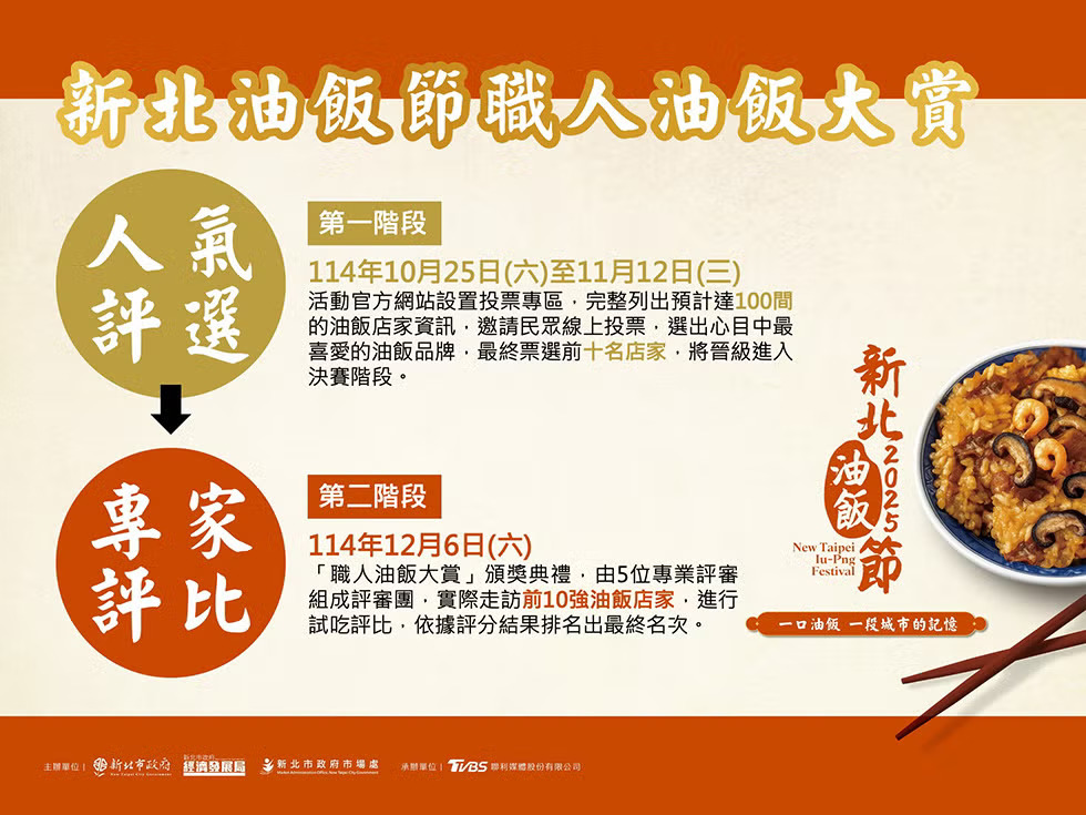 新北油飯節職人油飯大賞-兩階段評比