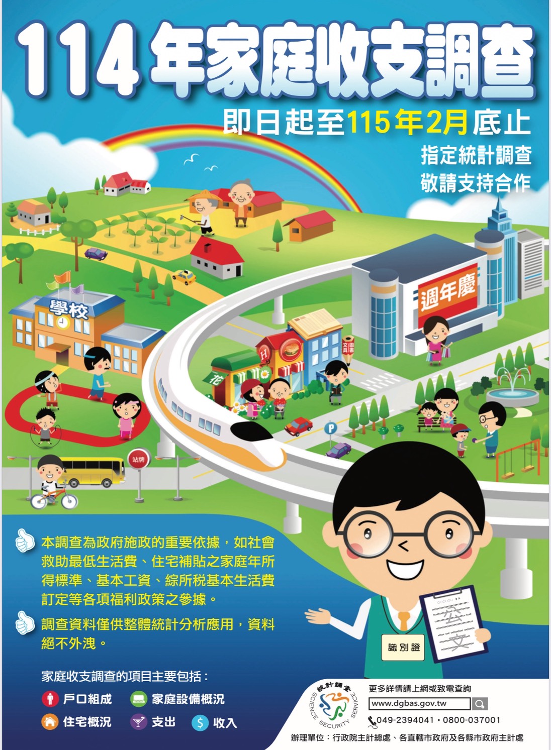 114年家庭收支調查