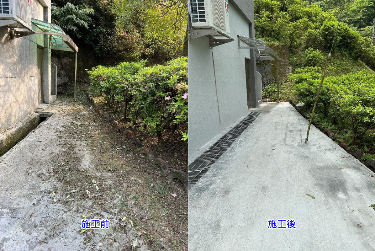 平湖市民活動中心建物防水工程(施工前後對比圖)-2