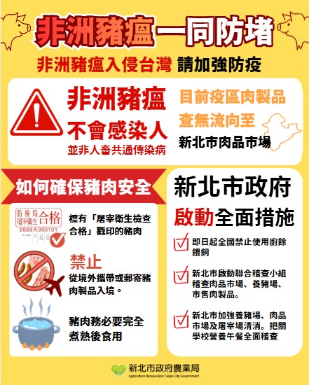 非洲豬瘟一同防堵