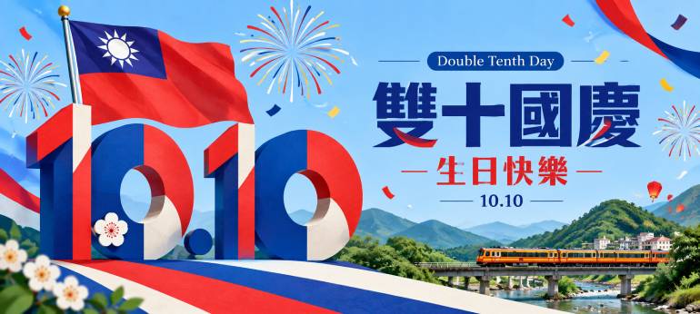 平溪區公所祝您，雙十國慶生日快樂