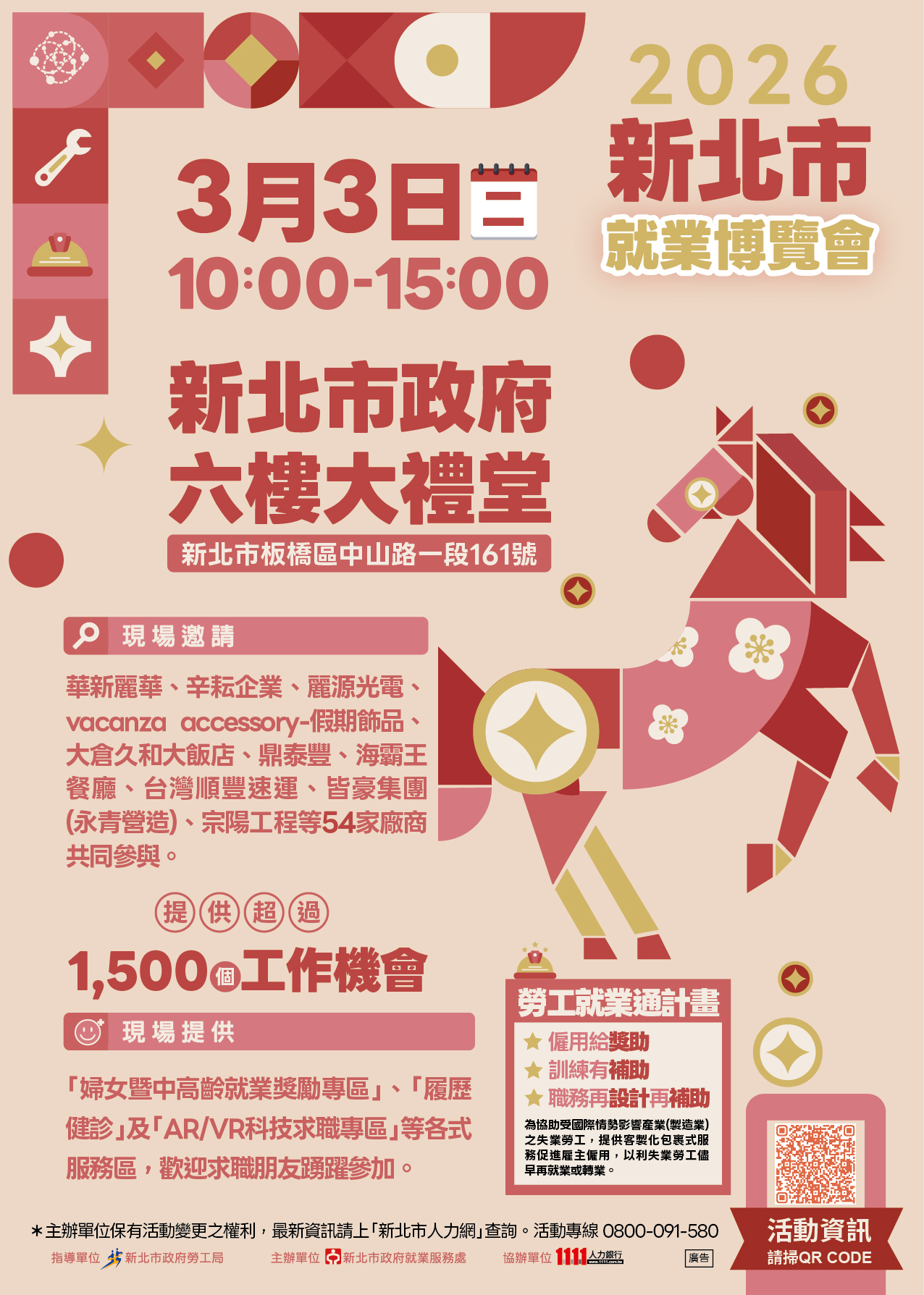 2026新北市就業博覽會(0303新北市政府)